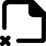 File Close 1706 SVG Icon